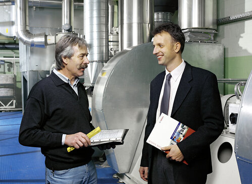 Sven Kühmel (r.) and Reinhard Hasenpflug